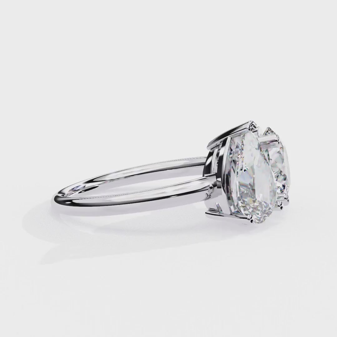 Two-Stone Lab Grown Diamond Ring