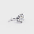 Affordable cushion diamond stud earrings