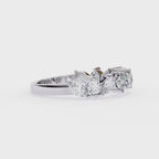 Half eternity diamond band