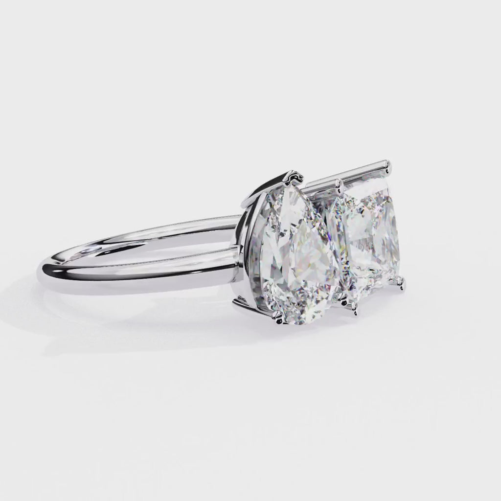 Two-Stone Lab Grown Diamond Ring